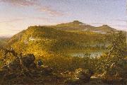 Thomas Cole A View of the Two Lakes and Mountain House, Catskill Mountains, Morning oil painting reproduction